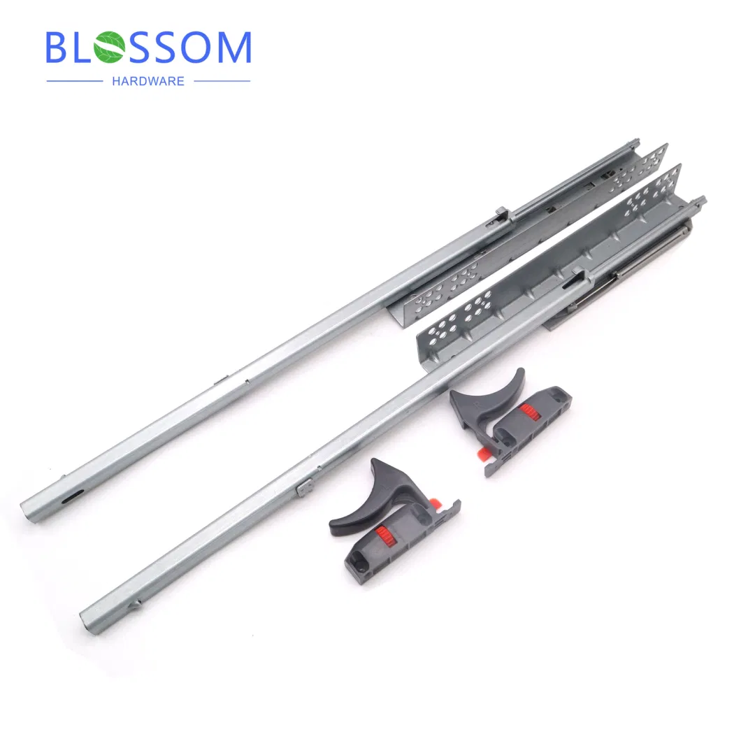 450mm Undermount Soft Closing Damper Buffer Concealed Drawer Slide Rails