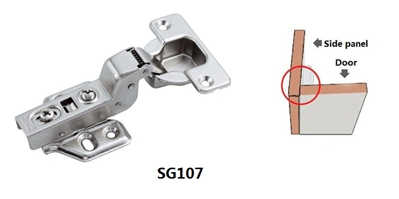 Hardware Cabinet Door Accessories Soft Close Hydraulic Inset Concealed Hinge