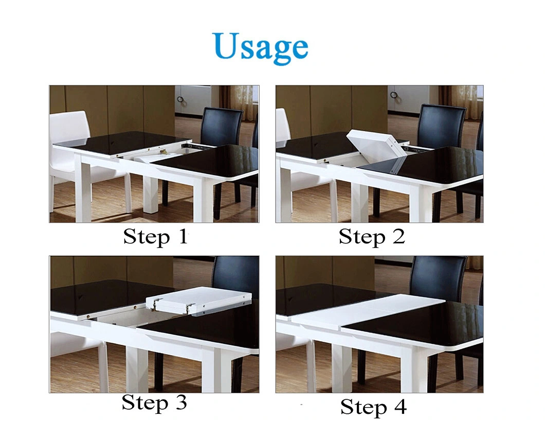 Synchromous Extension and Lock Function Ball Bearing Slide for Dining Table