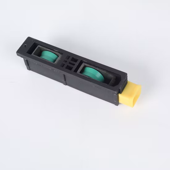 Kunststoffhalterung, doppelte V-Nut, Nylon-Riemenscheibe, Schiebetürrolle aus Aluminium